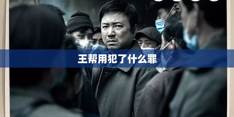王帮用犯了什么罪