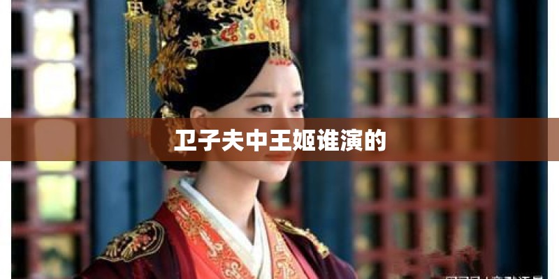卫子夫中王姬谁演的