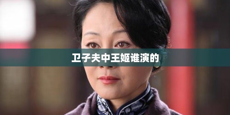 卫子夫中王姬谁演的