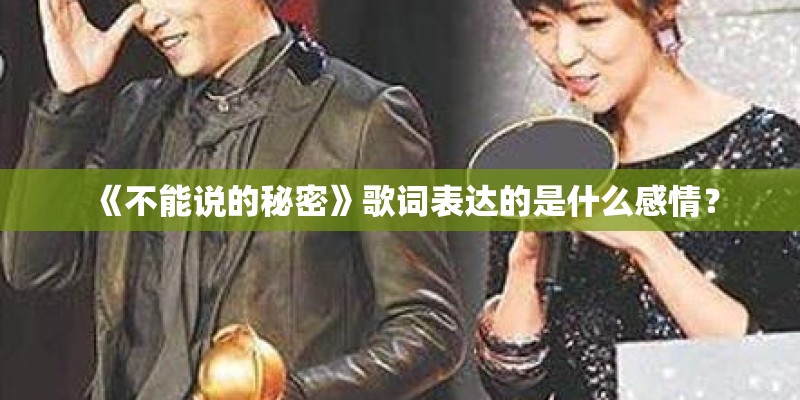 《不能说的秘密》歌词表达的是什么感情？