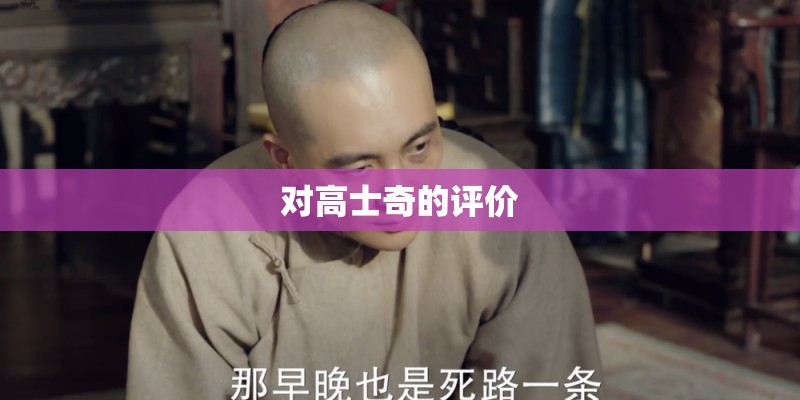 对高士奇的评价