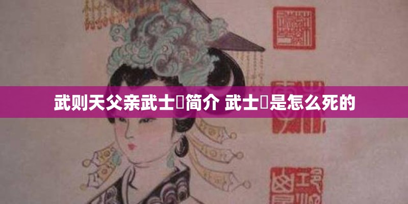 武则天父亲武士彟简介 武士彟是怎么死的