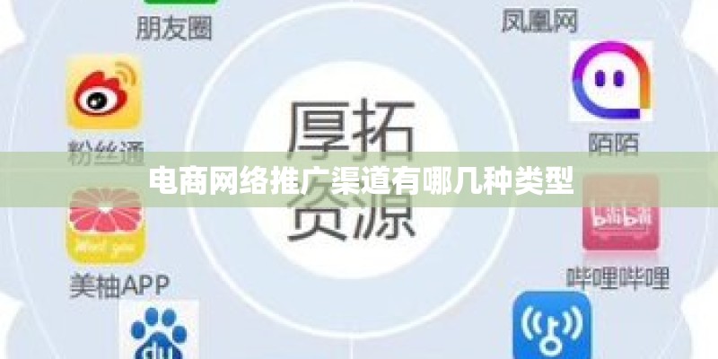 电商网络推广渠道有哪几种类型