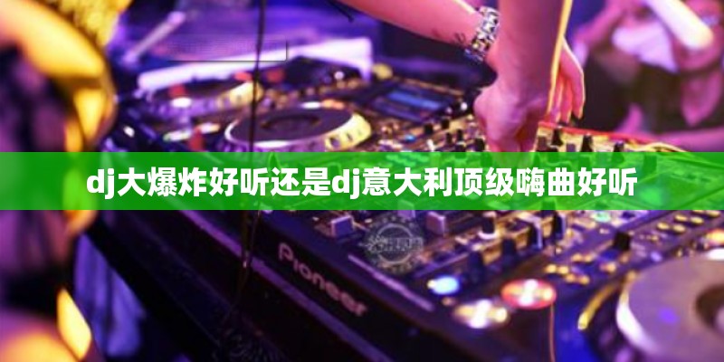 dj大爆炸好听还是dj意大利顶级嗨曲好听