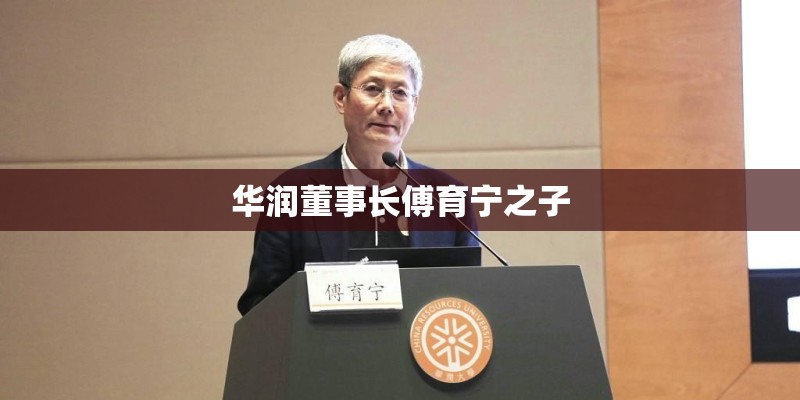 华润董事长傅育宁之子