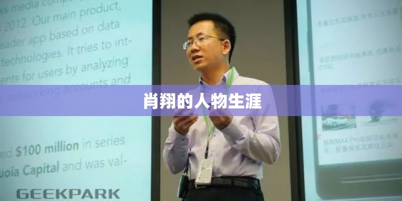 肖翔的人物生涯