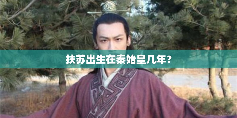 扶苏出生在秦始皇几年？